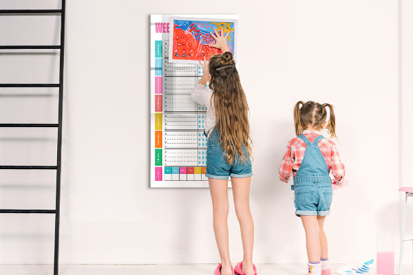 Magnetic dry erase board Meal planner for every week