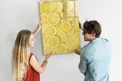 Magnetic dry erase board Colorful Lemon Memo Board
