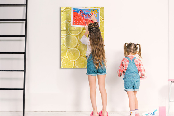 Magnetic dry erase board Colorful Lemon Memo Board