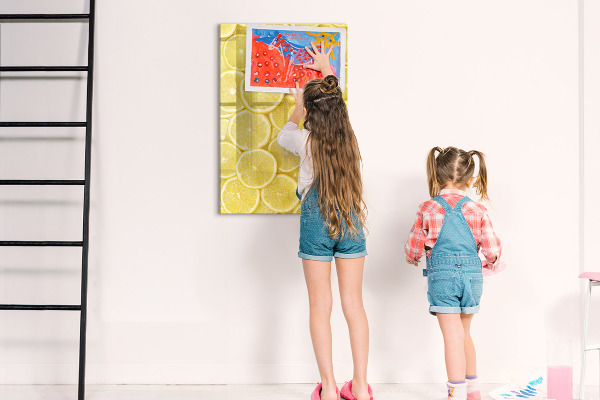 Magnetic dry erase board Colorful Lemon Memo Board