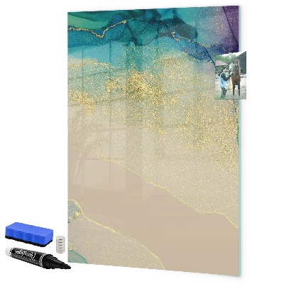 Dry erase board magnetic A stylish board for notes and photos