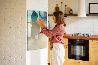 Dry erase board magnetic A stylish board for notes and photos