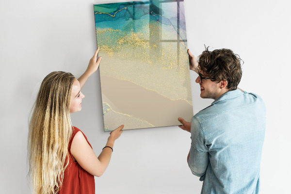 Dry erase board magnetic A stylish board for notes and photos