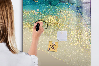 Dry erase board magnetic A stylish board for notes and photos
