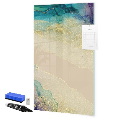 Dry erase board magnetic A stylish board for notes and photos