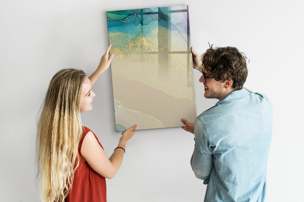 Dry erase board magnetic A stylish board for notes and photos