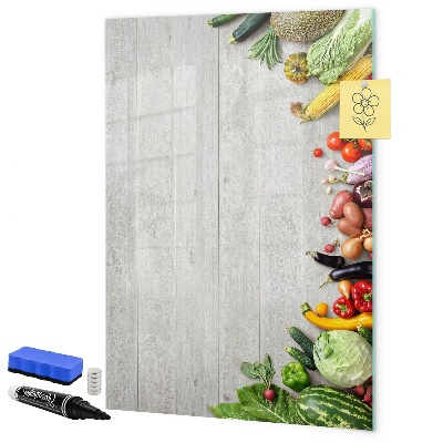Magnetic dry erase board Creative board for notes and photos