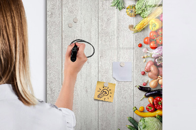 Magnetic dry erase board Creative board for notes and photos