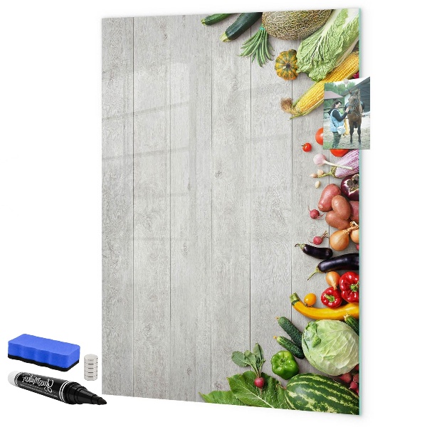 Magnetic dry erase board Creative board for notes and photos