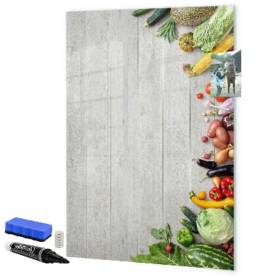 Magnetic dry erase board Creative board for notes and photos