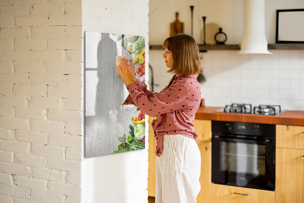 Magnetic dry erase board Creative board for notes and photos