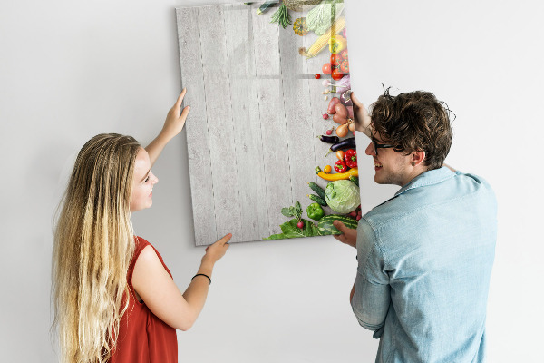 Magnetic dry erase board Creative board for notes and photos