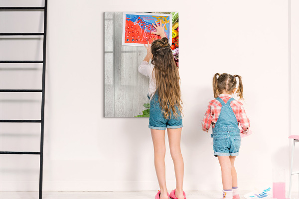 Magnetic dry erase board Creative board for notes and photos