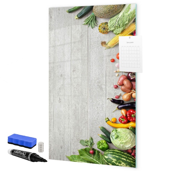 Magnetic dry erase board Creative board for notes and photos
