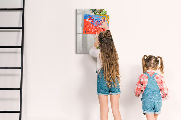 Magnetic dry erase board Creative board for notes and photos