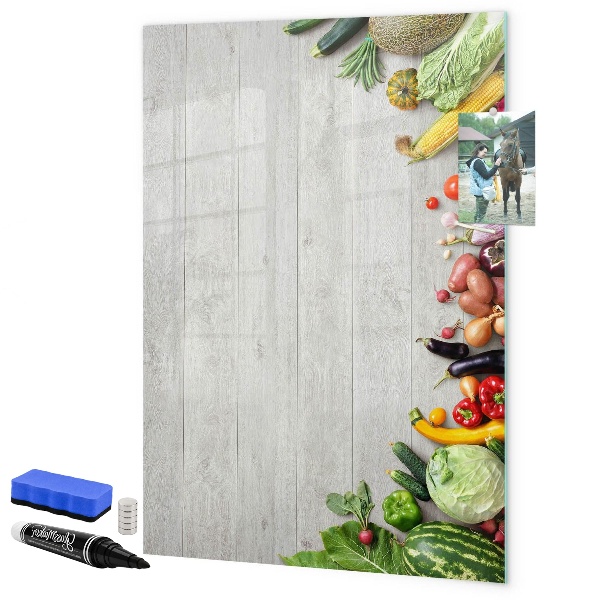 Magnetic dry erase board Creative board for notes and photos