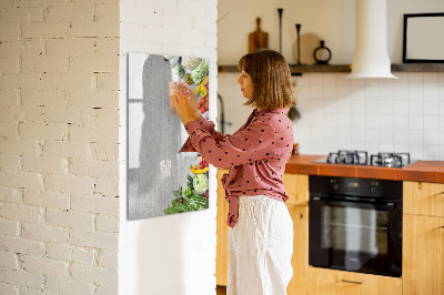 Magnetic dry erase board Creative board for notes and photos
