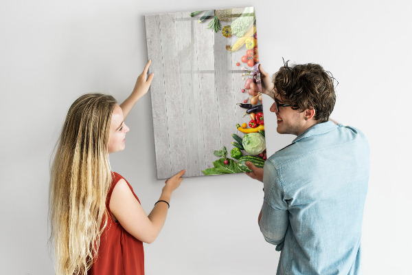 Magnetic dry erase board Creative board for notes and photos