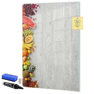 Dry erase board magnetic Creative fruit board with photos
