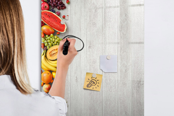 Dry erase board magnetic Creative fruit board with photos