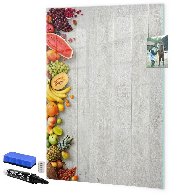 Dry erase board magnetic Creative fruit board with photos