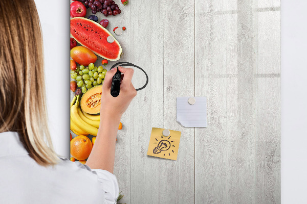 Dry erase board magnetic Creative fruit board with photos