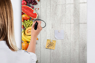 Dry erase board magnetic Creative fruit board with photos