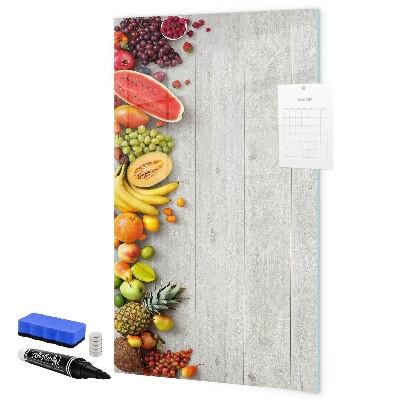 Dry erase board magnetic Creative fruit board with photos