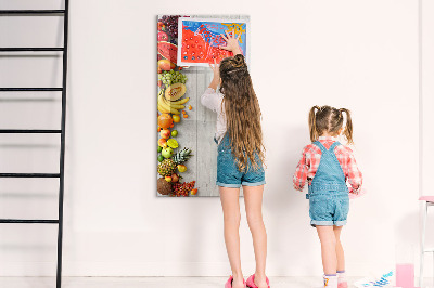 Dry erase board magnetic Creative fruit board with photos