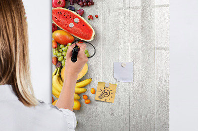 Dry erase board magnetic Creative fruit board with photos