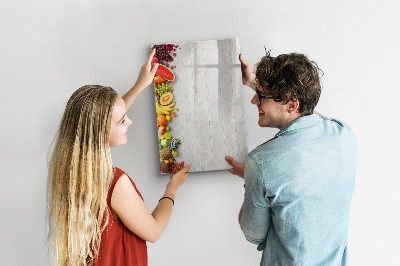 Dry erase board magnetic Creative fruit board with photos
