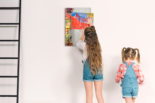 Dry erase board magnetic Creative fruit board with photos