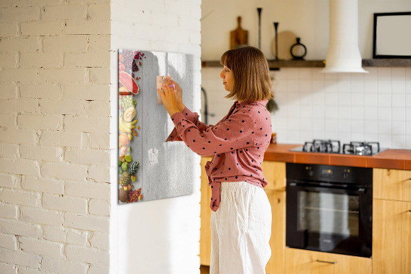 Dry erase board magnetic Creative fruit board with photos