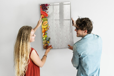 Dry erase board magnetic Creative fruit board with photos