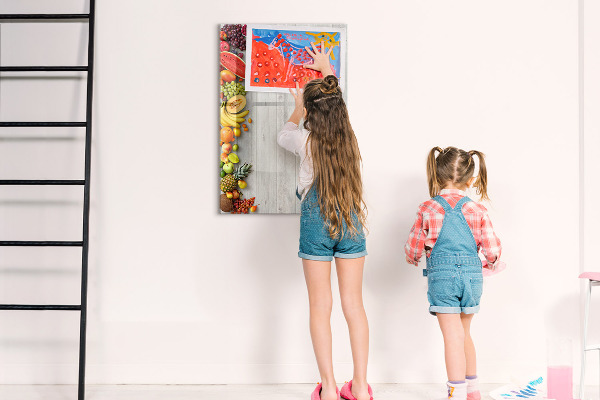 Dry erase board magnetic Creative fruit board with photos