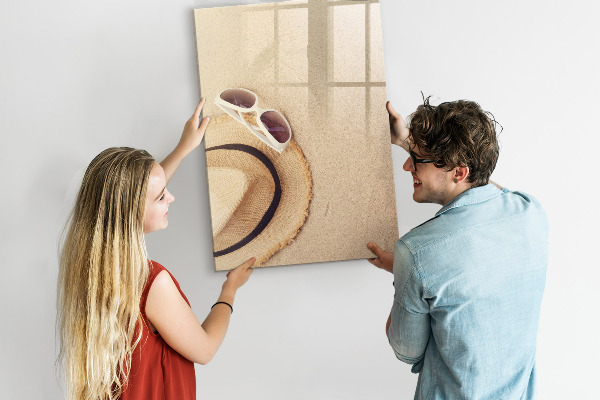 Magnetic dry erase board Summer memories at the beach