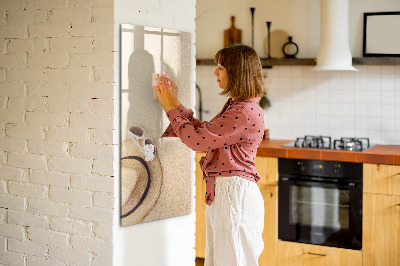 Magnetic dry erase board Summer memories at the beach