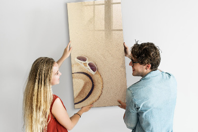 Magnetic dry erase board Summer memories at the beach