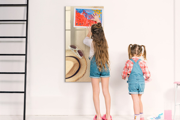 Magnetic dry erase board Summer memories at the beach