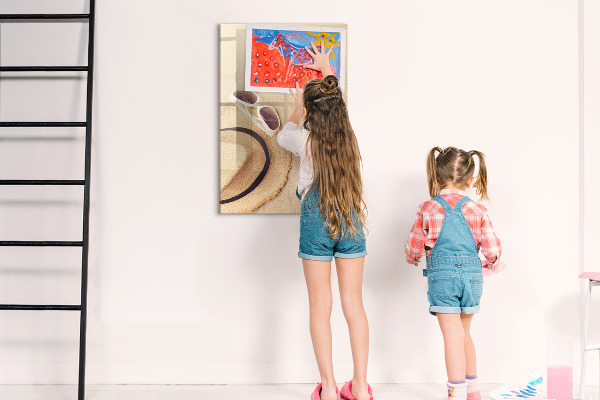 Magnetic dry erase board Summer memories at the beach