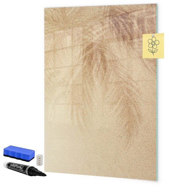 Dry erase board magnetic Board for photos and notes