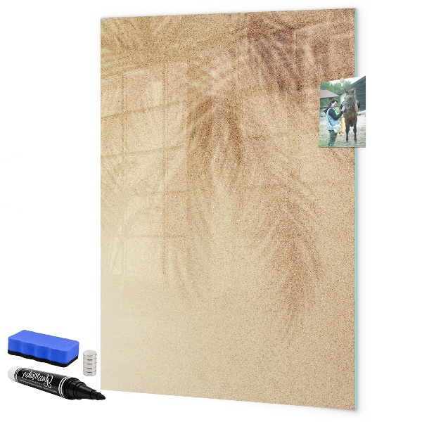 Dry erase board magnetic Board for photos and notes