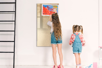 Dry erase board magnetic Board for photos and notes