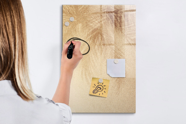 Dry erase board magnetic Board for photos and notes