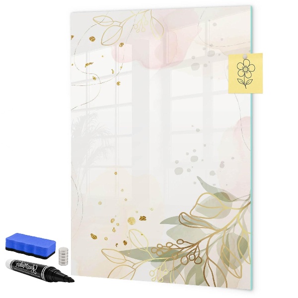Magnetic dry erase board Creative board for photos and notes