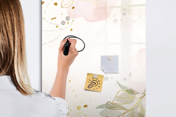Magnetic dry erase board Creative board for photos and notes
