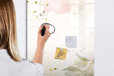 Magnetic dry erase board Creative board for photos and notes
