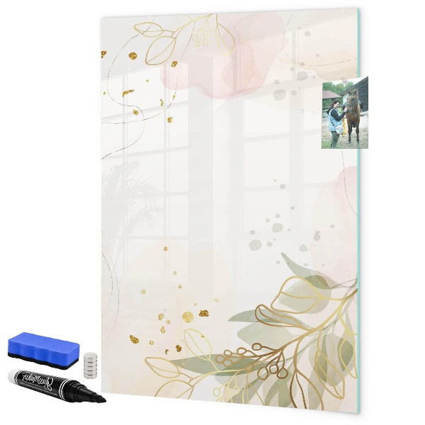 Magnetic dry erase board Creative board for photos and notes
