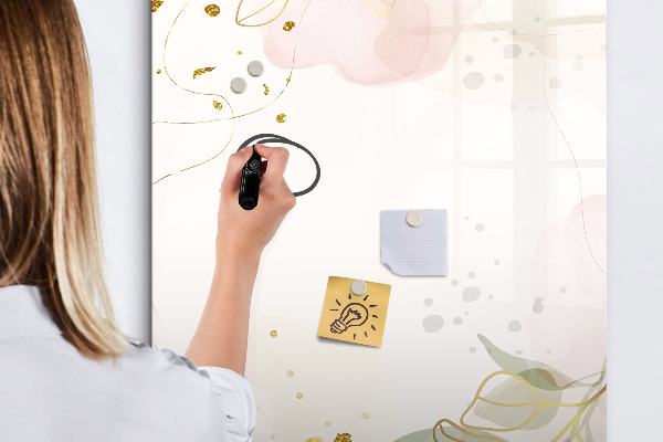Magnetic dry erase board Creative board for photos and notes