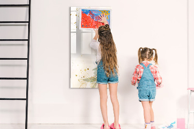 Magnetic dry erase board Creative board for photos and notes